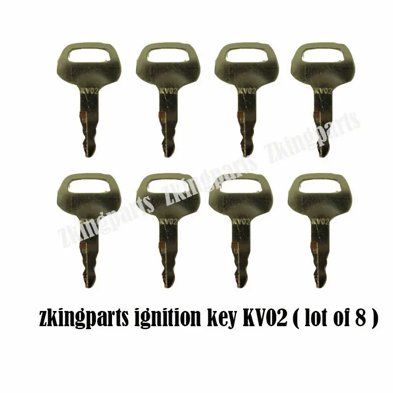 Heavy Equipment Logos - 8pcs Heavy Equipment Key with Logo