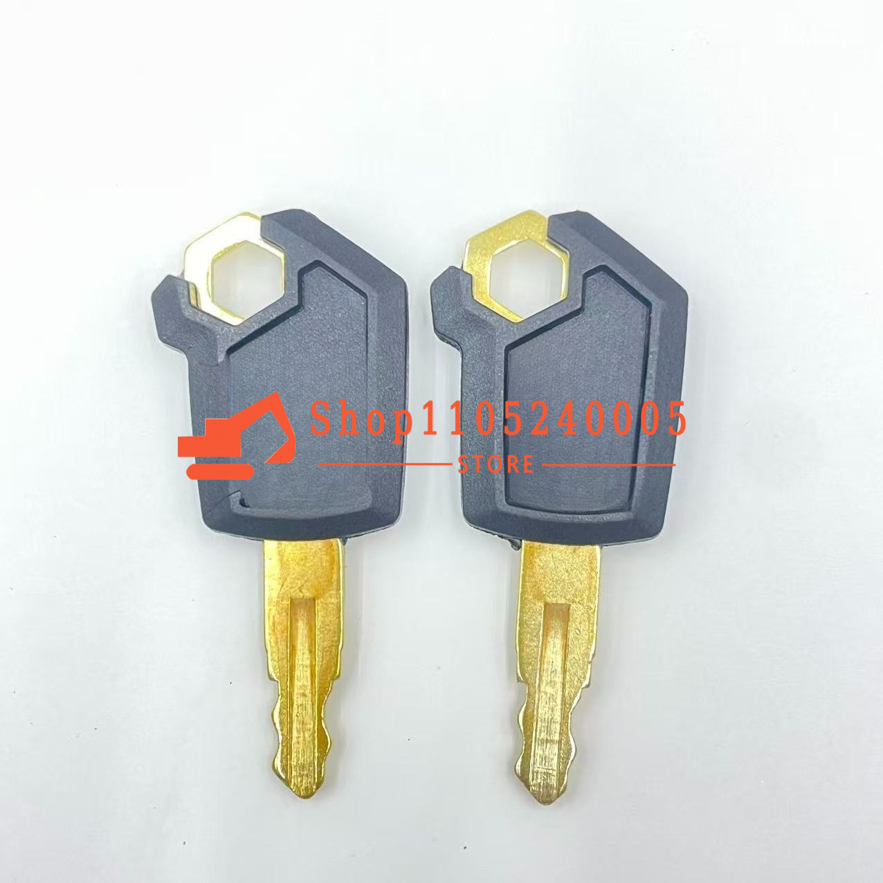 2PCS Key 5P-8500 Black Green R - Heavy Equipment Yellow 评论和价格