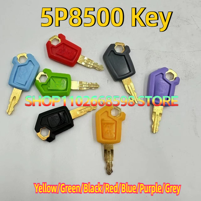 50PCS 5P8500 Keys Yellow/Green - Heavy Equipment Yellow 评论和价格