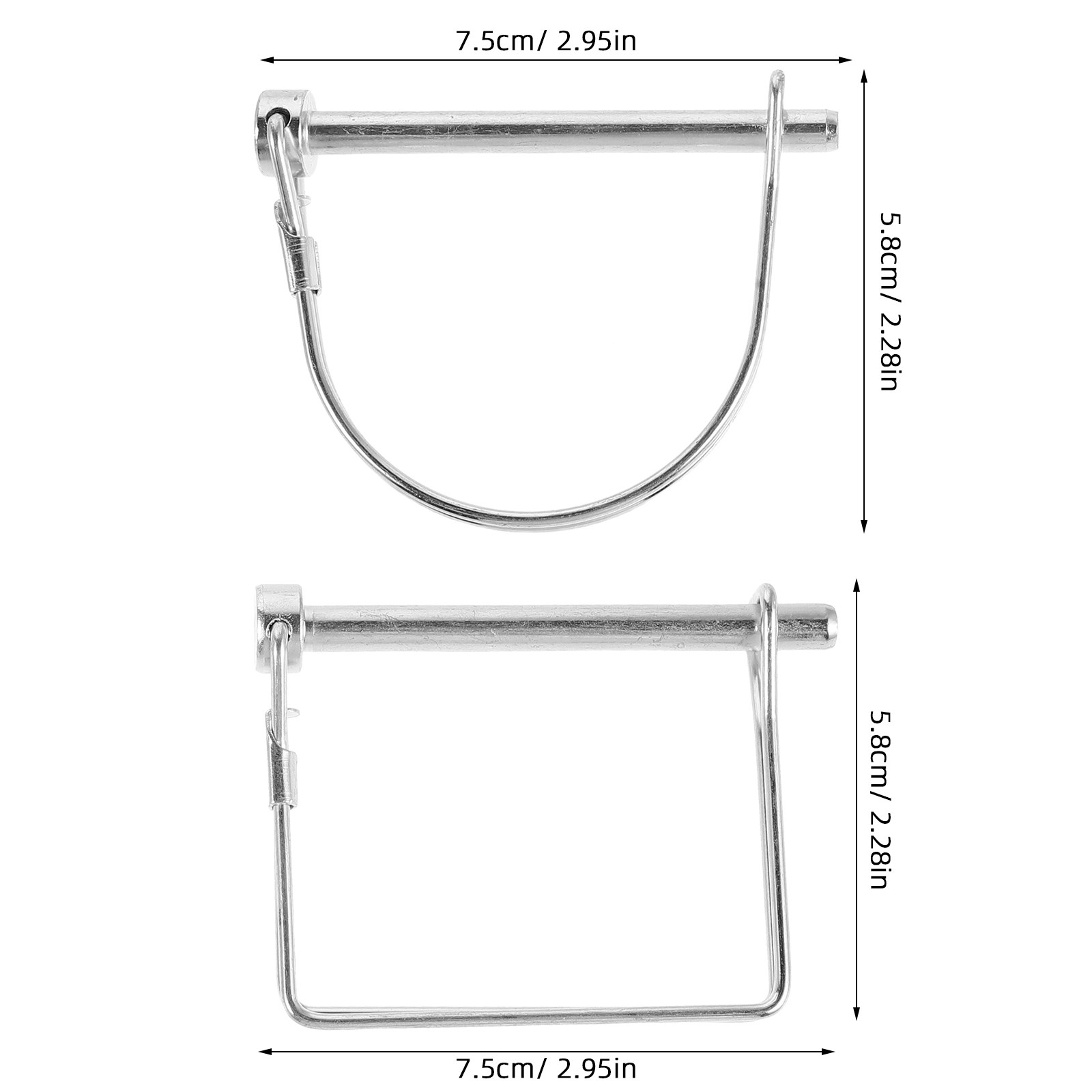 8Pcs Trailer Coupler Hitch Pin - Heavy Equipment Yard 评论和价格