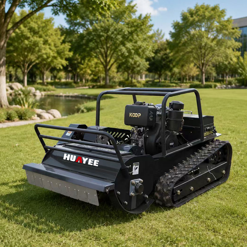 Remote Control Tracked Lawn Mo - Heavy Equipment Grinder 评论和价格