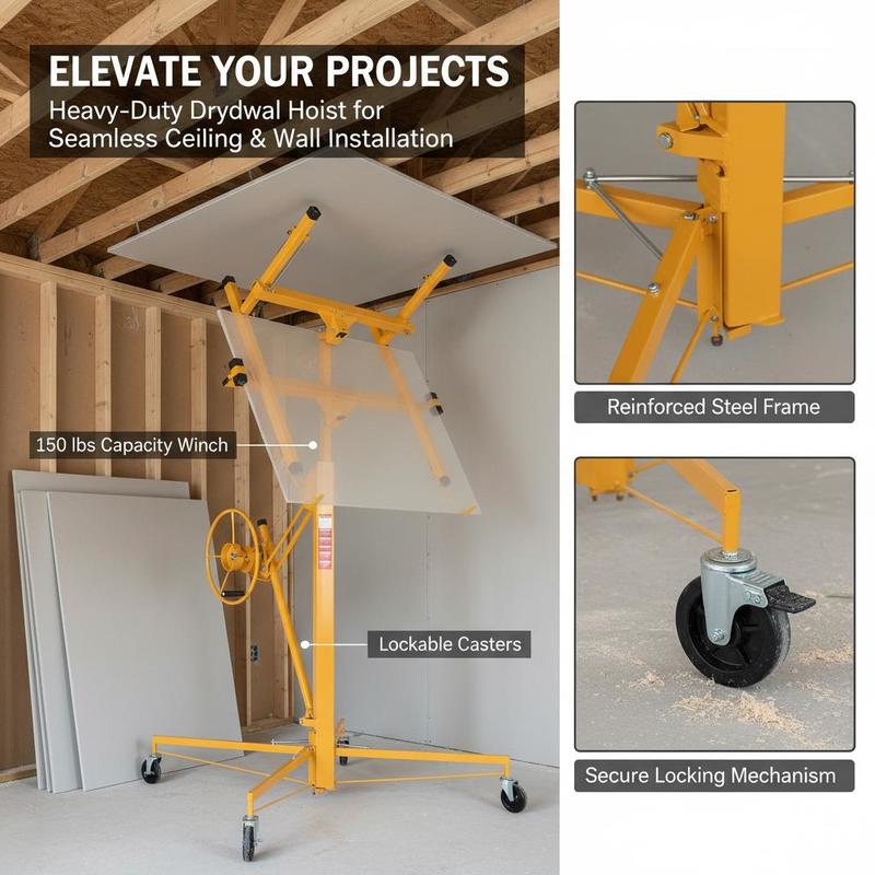Panel Jack 11ft For Ceiling In - Heavy Equipment Yellow 评论和价格