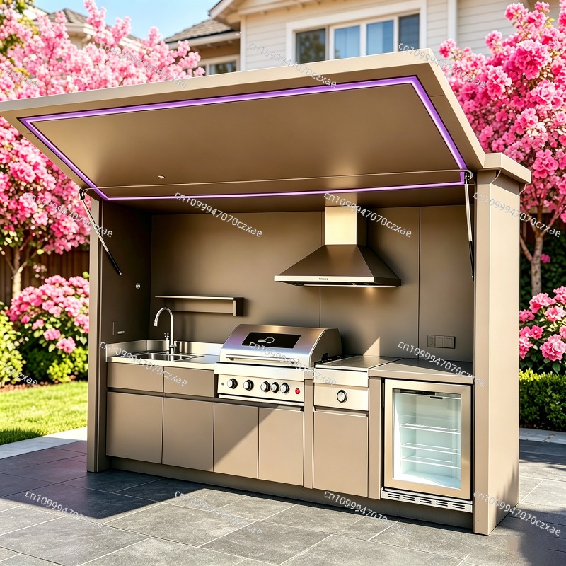 All-Weather Outdoor Kitchen Un - Heavy Equipment In Kitchen 评论和价格