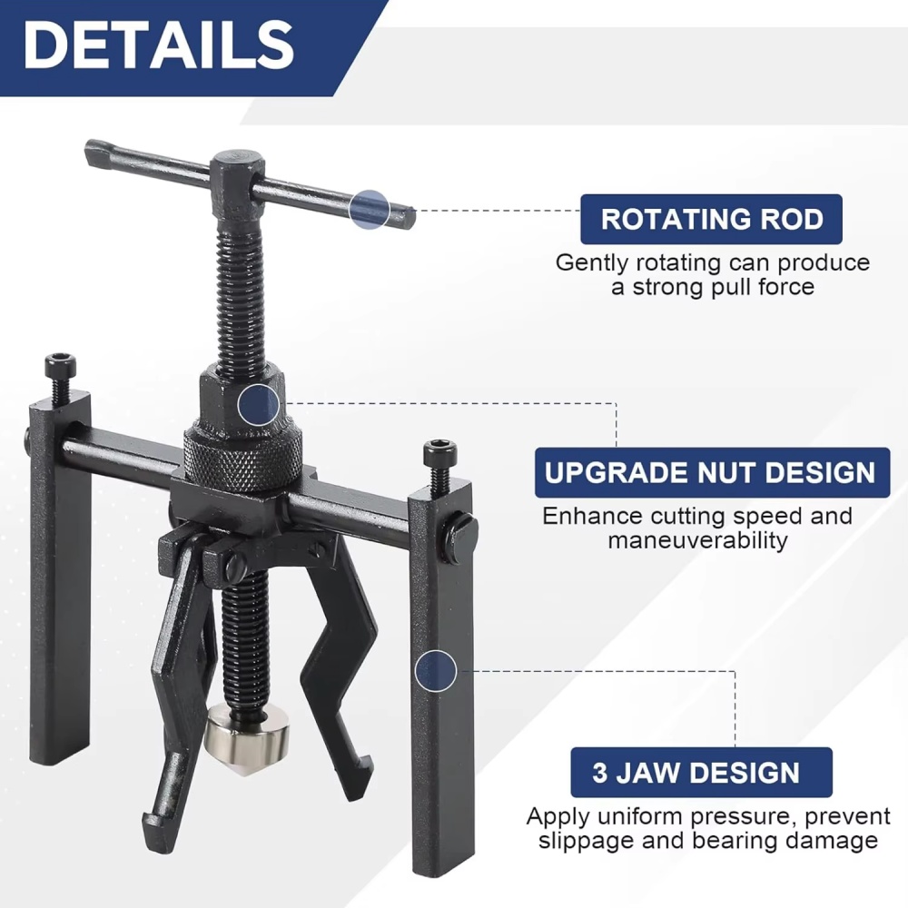 3 Jaw Bearing Puller Tool Heav - Heavy Equipment Grinder 评论和价格