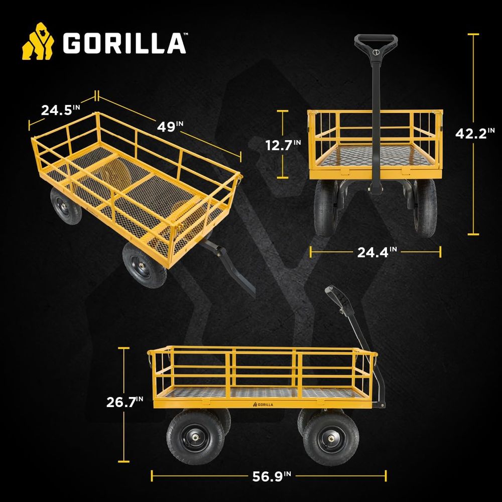 Heavy Duty, All Terrain Garden - Heavy Equipment Yellow 评论和价格