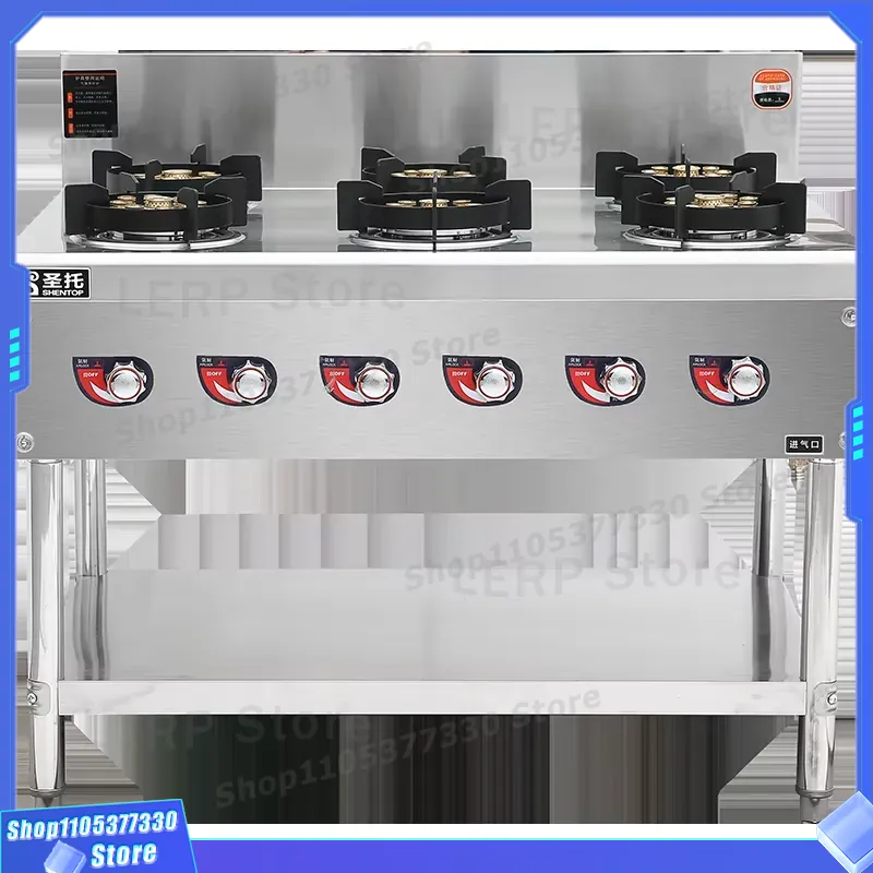 Commercial 6 Burner Gas Stove  - Heavy Equipment In Kitchen 评论和价格
