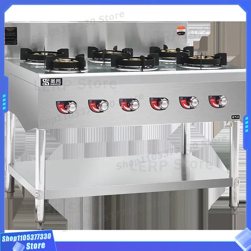 Commercial 6 Burner Gas Stove  - Heavy Equipment In Kitchen 评论和价格
